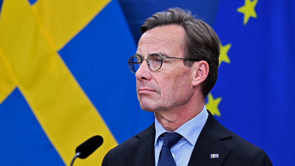 Ulf Kristersson och Moderaterna når lägsta opinionssiffran sedan februari trots intensiv medienärvaro under hösten. Foto: Christine Olsson/TT