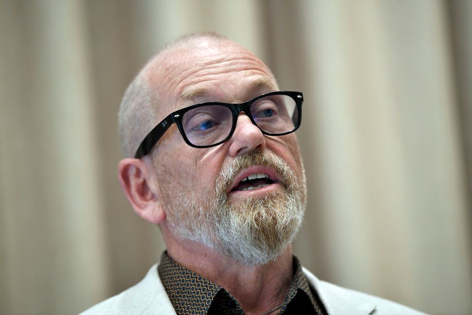 LO-ordförande Johan Lindholm. Foto: Axel Narving/TT