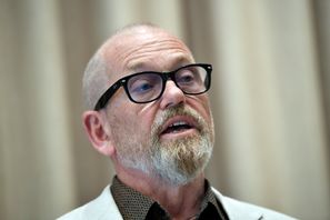 LO-ordförande Johan Lindholm. Foto: Axel Narving/TT