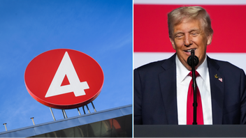 TV4:s Nyhetsmorgon fälls av Granskningsnämnden efter att ha påstått att Donald Trump ljög om EU:s handel med Ryssland. Foto: Fredrik Sandberg/Andrew Harnik/AP/TT