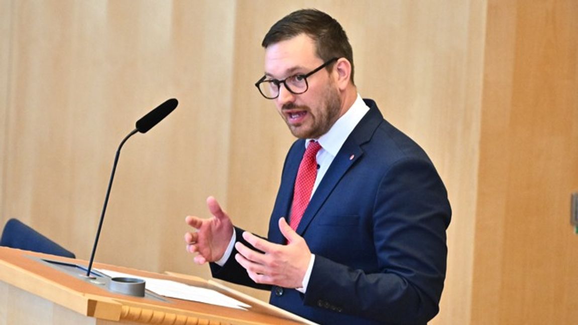 Håkan Svenneling, Vänsterpartiets utrikespolitiska talesperson. Foto: Claudio Bresciani/TT.