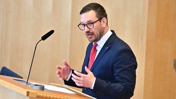 Håkan Svenneling, Vänsterpartiets utrikespolitiska talesperson. Foto: Claudio Bresciani/TT.