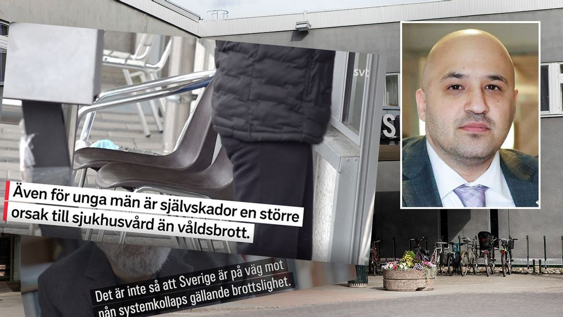 Ardavan Khosnood är akutläkare och kriminolog. Foto: Christine Olsson/TT/SVT/Pressbild