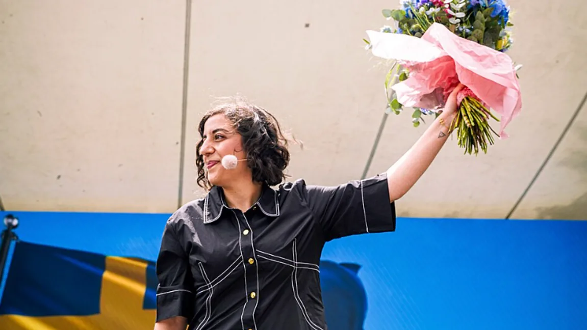 Simona Mohamsson (L). Liberalerna gjorde en av valnattens mest oväntade resor i väljarstöd. Foto: Lowelilliehorn, CC BY 4.0, via Wikimedia Commons