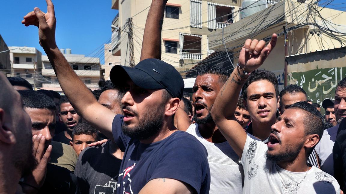 Palestinier i Libanon. Foto: Bilal Hussein/AP/TT