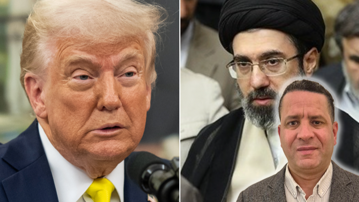 USA:s president Donald Trump och Irans högste ledare Mojtaba Khamenei. Mohamed Saad Khiralla menar att det föreslagna avtalet riskerar att ge Teheran strategiska fördelar. Foto: The White House, Public domain / Tasnim News Agency, CC BY 4.0, via Wikimedia Commons