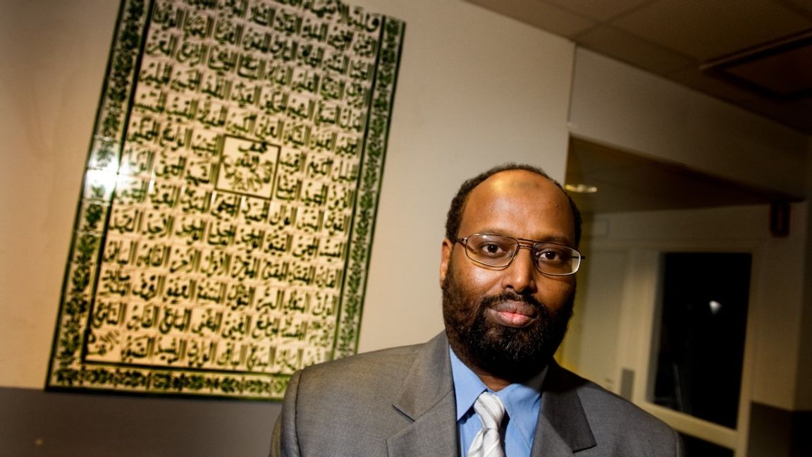 Abdirizak Waberi, grundare och rektor, på Römosseskolan i Göteborg. Foto: Lars Pehrson / SvD / TT Foto:  