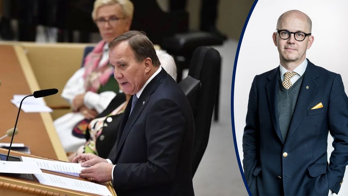 Vid riksmötets öppnande på tisdagen höll statsminister Stefan Löfven (S) sin sista regeringsförklaring. Foto: Pontus Lundahl, TT.