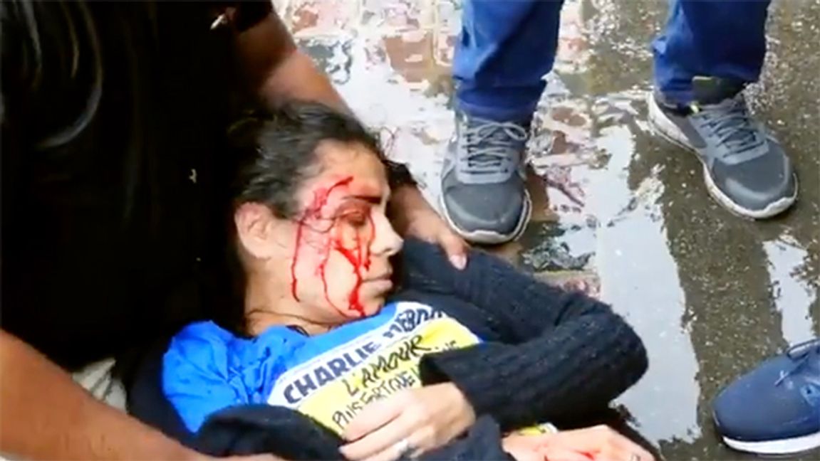 Hatun Tash attackerades på söndagskvällen i London. Enligt polisen fick hon lindriga skador. Foto: Twitter