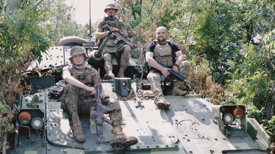Bradley infanteristridsfordon med ukrainsk besättning i juli 2023. Foto: АрміяInform (CC BY-SA 4.0)