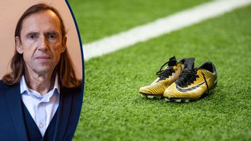 Det hänger på skorna. Fotbollsskorna. Foto: Per Danielsson/TT