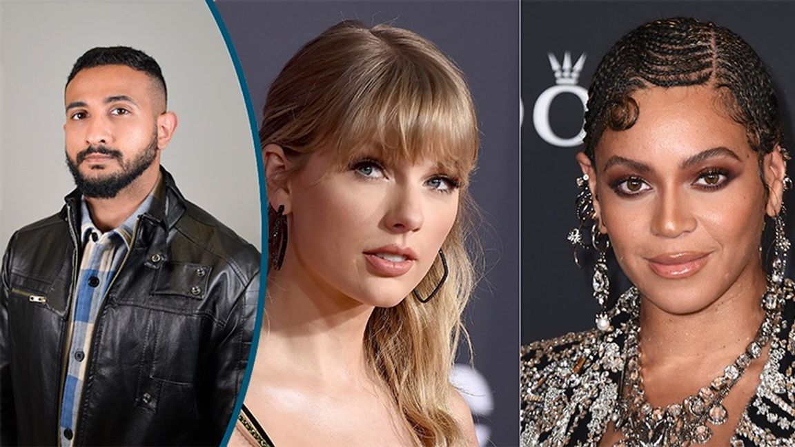 Taylor Swift och Beyoncé Knowles – får bara den ena vara stolt över sin pigmentering? Foto: TT Nyhetsbyrån