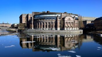 Riksdagens hemsida är nere. Det är oklart om den är hackad. Foto: Janerik Henriksson/TT