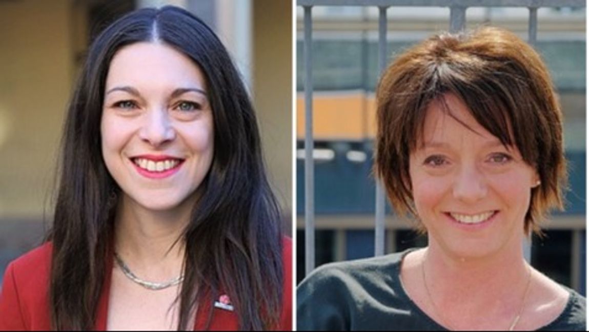 Teresa Carvalho (S) och Matilda Ernkrans (S). Foto: Andreas Ericsson och Klas-Herman Lundgren/CC BY 4.0