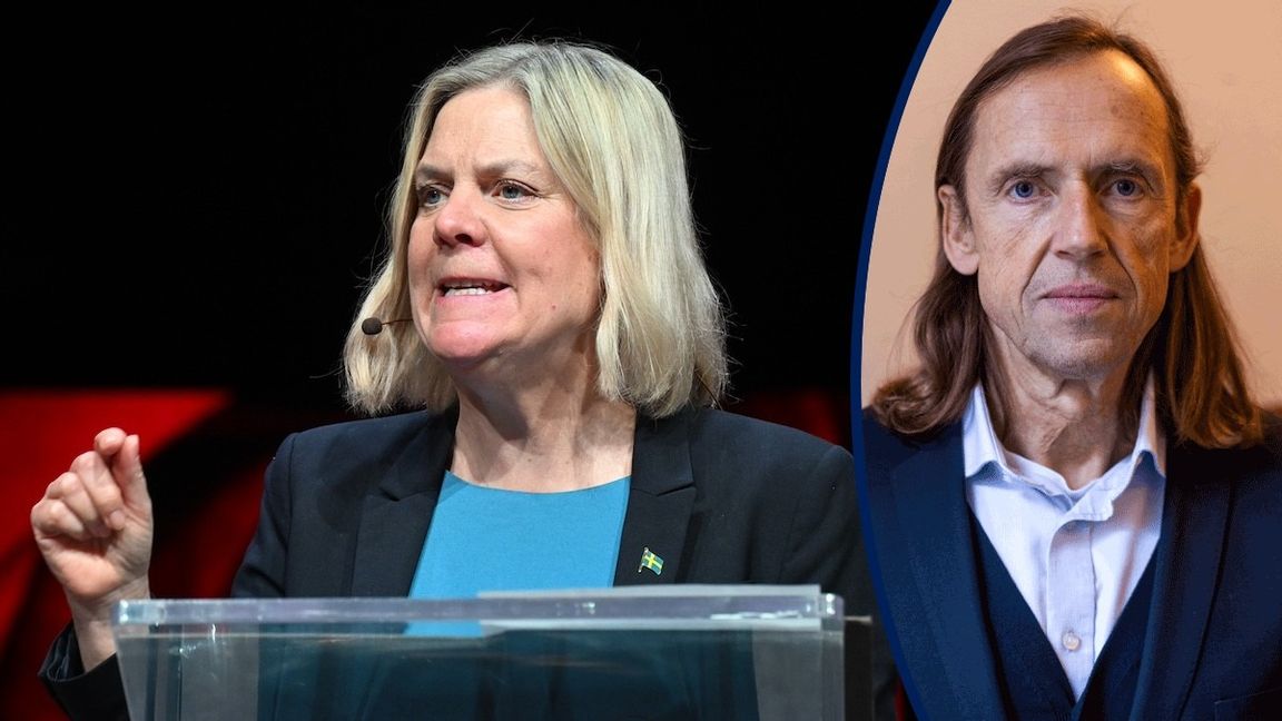 Magdalena Andersson (S) har tagit intryck av hur Demokraterna i USA framgångsrikt arbetar med humor och ironi i presidentvalskampanjen. Foto: Jonas Ekströmer/TT