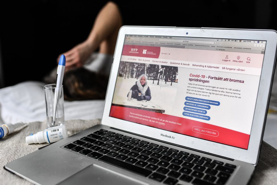 AI-chatten är en del av 1177 Vårdguiden och ska ge råd och vägledning. Arkivbild. Foto: Anders Wiklund/TT.