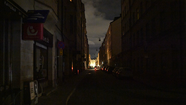 Bondegatan, Södermalm. För bara ett par veckor sedan drabbades södra Stockholm av ett omfattande strömavbrott. Nu meddelar Vattenfall att delar av Solna och Sundbyberg står utan el. Arkivbild. Foto: Viktoria Bank/TT