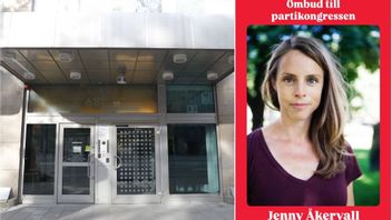 Vid årsskiftet lämnar Jenny Åkervall sin nuvarande anställning på Sveavägen 68. Foto: Johan Jeppsson/TT/Skärmdump från Facebook