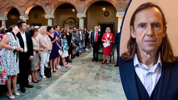 Medborgarskapsceremoni i Blå Hallen i Stockholms stadshus. Foto: Pontus Lundahl/SCANPIX/TT