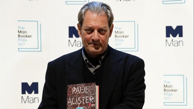 Paul Auster när han nominerades till Bookerpriset år 2017 för romanen ”4 3 2 1”. Foto: Kirsty Wigglesworth