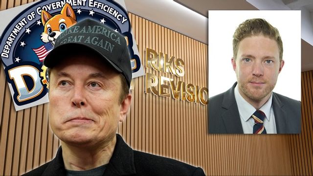 Sverige behöver något liknande Elon Musks arbetskommitté DOGE för att effektivisera i myndighetsdjungeln, skriver Josef Fransson (SD). Foto: Riksdagen/AP