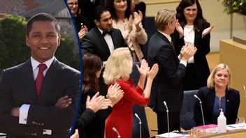 På onsdagen röstade riksdagen fram Socialdemokraternas Magdalena Andersson till ny statsminister. Foto: Erik Simander, TT.