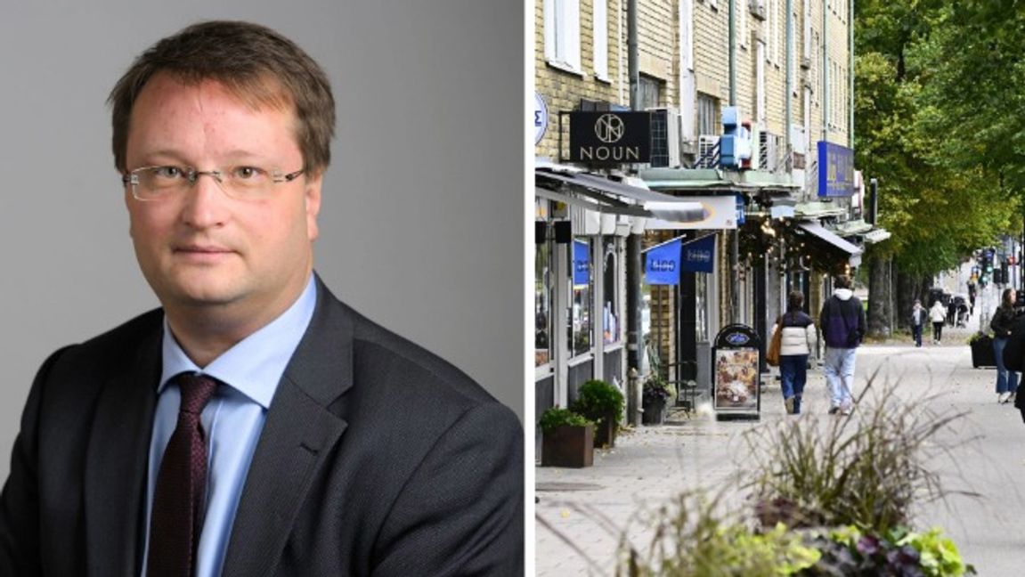 Lars Beckman (M). Foto: Henrik Montgomery/TT/Jonas Ekströmer/TT