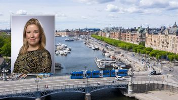 Djurgårdsbron som förenar Djurgården med Östermalm i Stockholm. I bakgrunden Strandvägen. Foto: Fredrik Sandberg/TT och Stockholms stad.