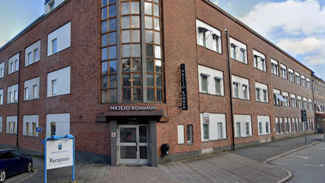Nässjö kommunhus. Foto: Google Street View