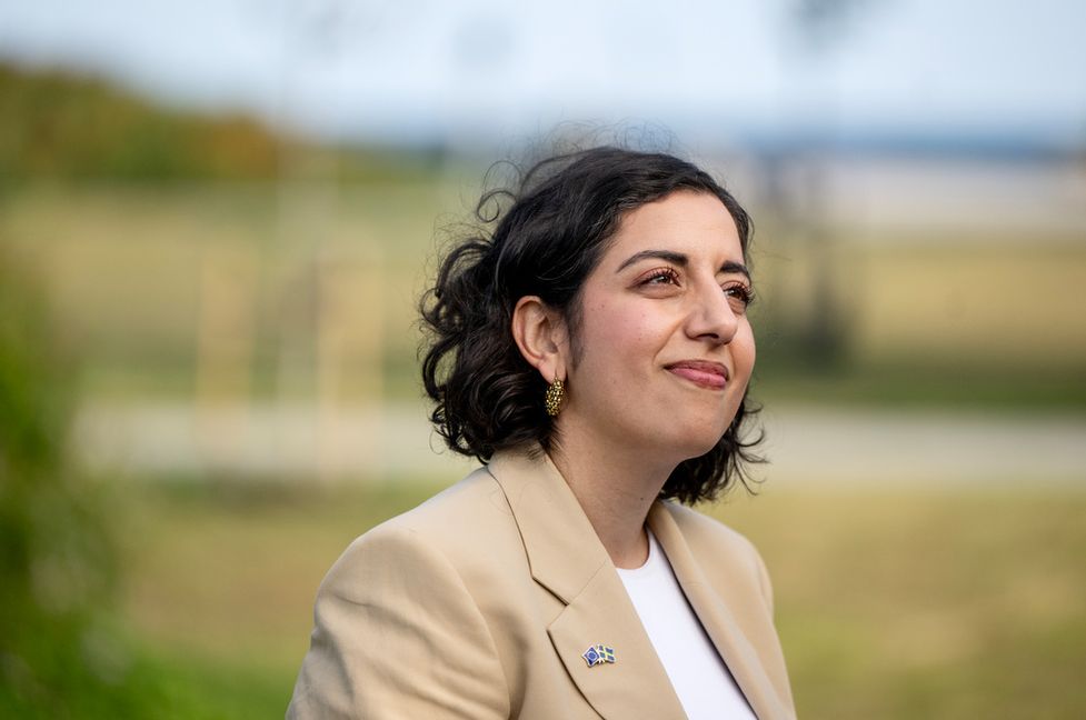 Den nya L-ledaren Simona Mohamsson har tillsammans med styrelsen valt en ny partiledning. Bild från årets politikervecka i Almedalen. Foto: Christine Olsson/TT