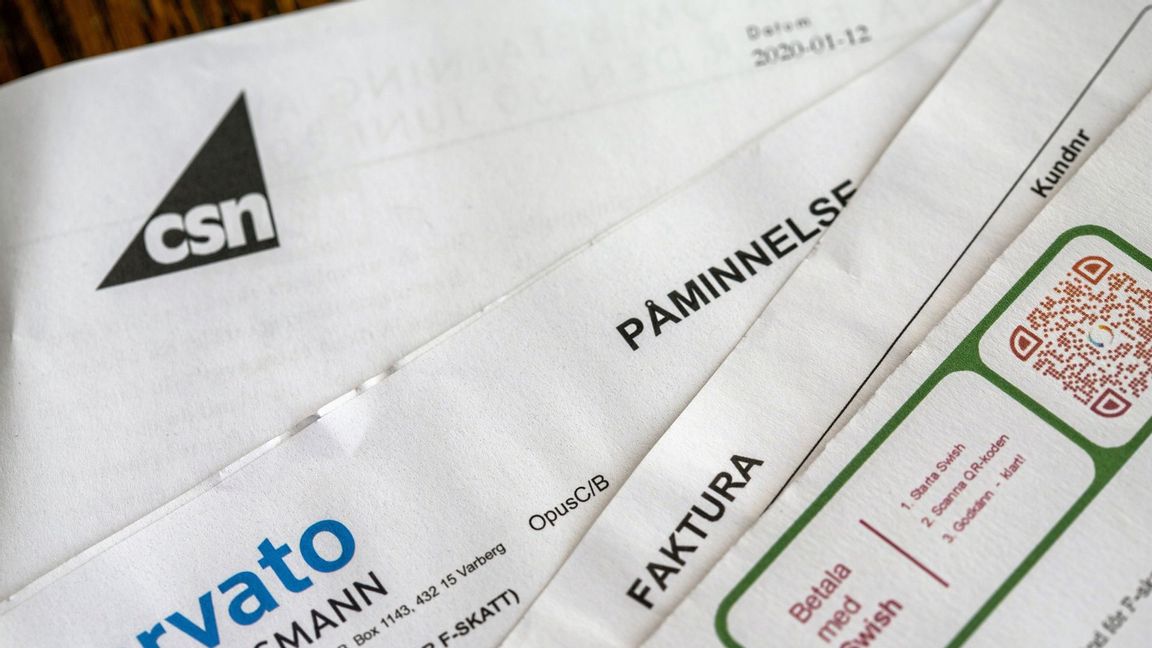 Räkningar, påminnelse Foto: Fotograferna Holmberg / TT /