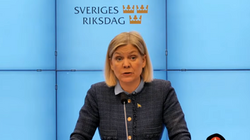 Magdalena Andersson (S). Foto: Socialdemokraterna/Sveriges riksdag via YouTube