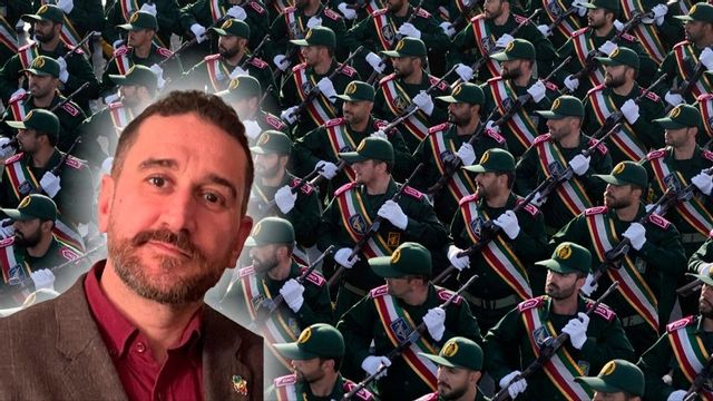 IRGC agerar ofta mer diskret än vad de gör på den här militärparaden. Foto: Vahid Salemi / TT