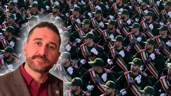 IRGC agerar ofta mer diskret än vad de gör på den här militärparaden. Foto: Vahid Salemi / TT