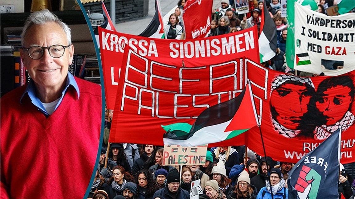 Vänsterns väg till stöd för palestinska terrorgrupper var inte rak. Foto: Fredrik Persson/TT