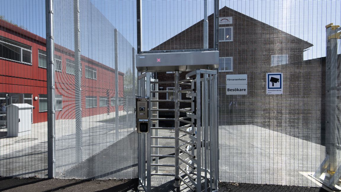 Polisen har upprättat en anmälan om främjande av flykt efter att fyra personer avvikit från Migrationsverket förvar i Ljungbyhed. Arkivbild.  Johan Nilsson/TT