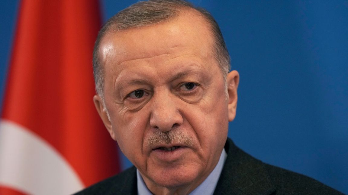 Turkiets president Recep Tayyip Erdoğan. Foto: Markus SchreiberAP/TT