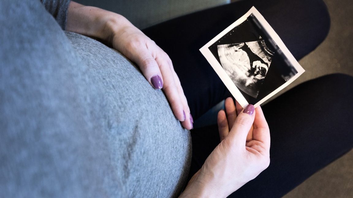 En gravid kvinna.
Foto: Gorm Kallestad/NTB.