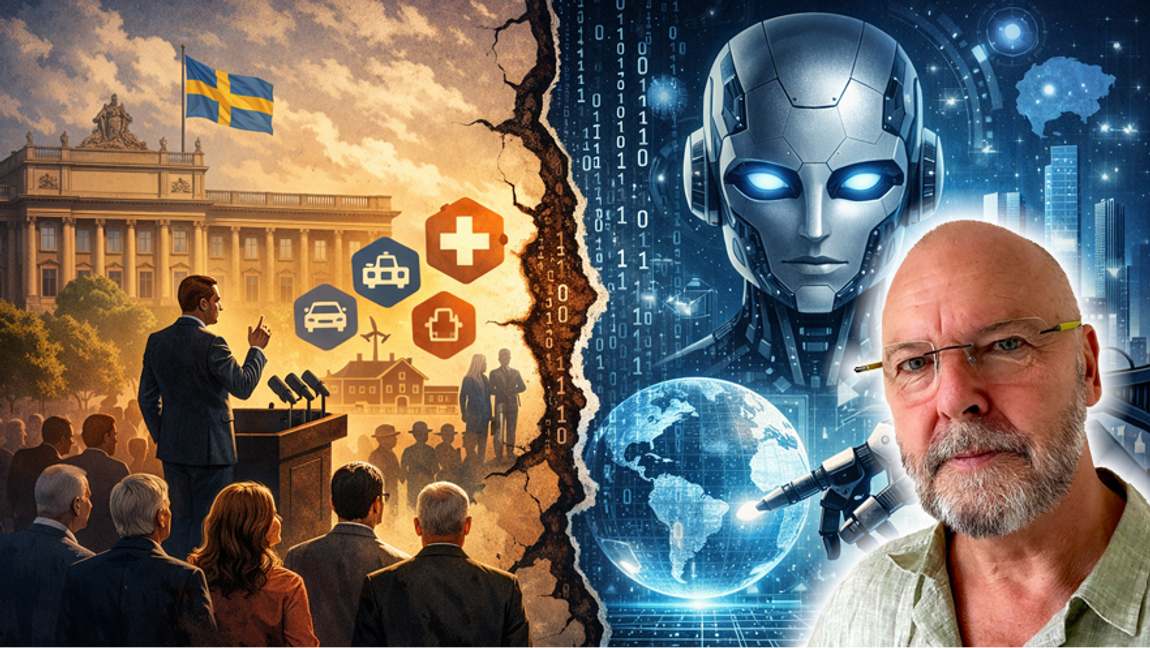 ”ChatGPT, skriv en bildtext åt mig som passar till Holmgrens text.” Foto: ChatGPT