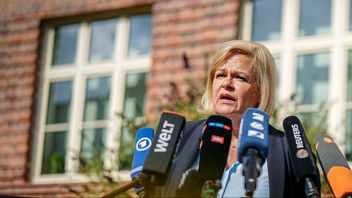 Tyska inrikesministern Nancy Faeser (SPD). Foto: Kay Nietfeld/AP