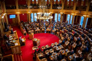 Norska Stortinget vill inte att Deepseek används på sina nätverk. Foto: Rodrigo Freitas/AP/TT