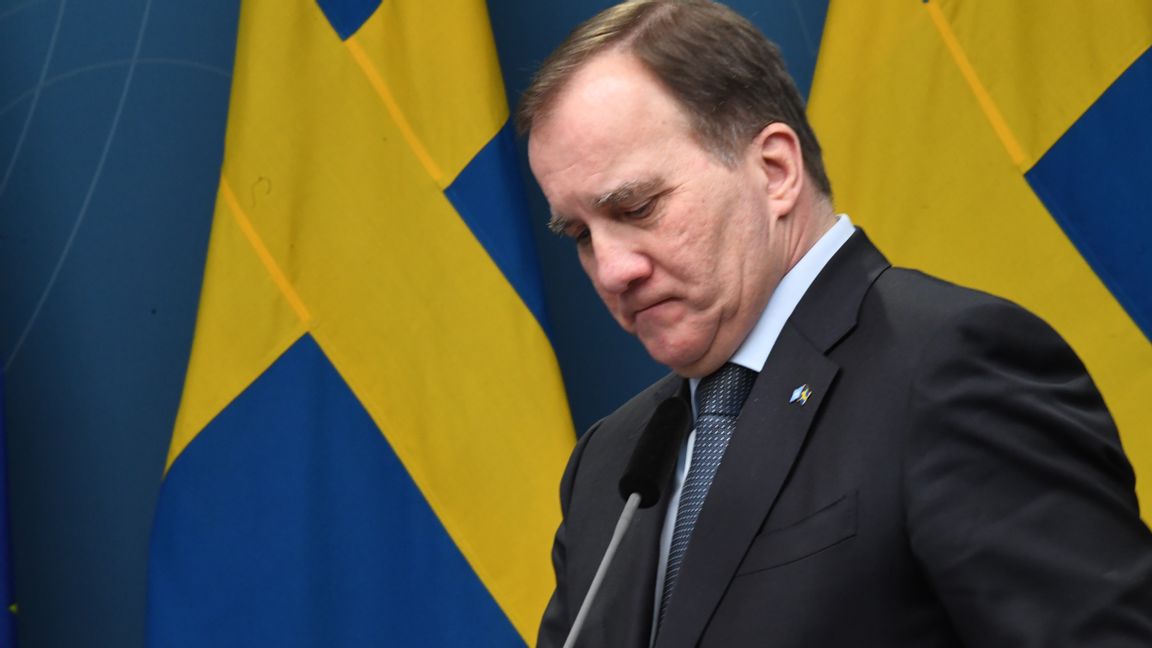 Statsminister Stefan Löfven. Foto: Fredrik Sandberg/TT.
