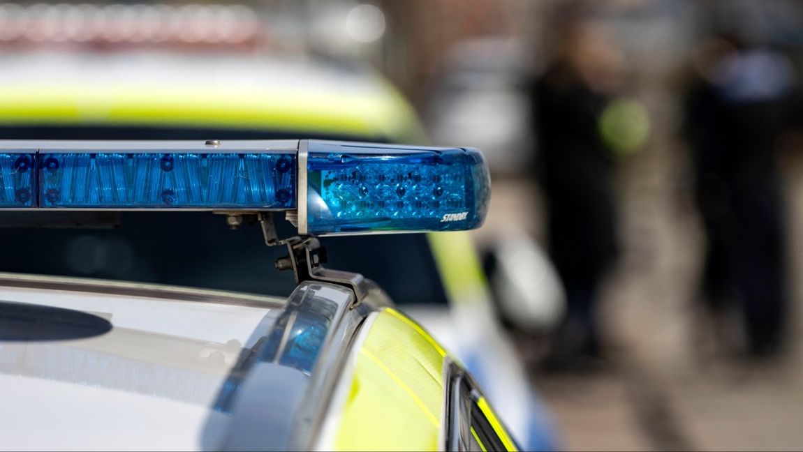 En polisinsats pågår på en skola i Stockholms län. Arkivbild Foto: JOHAN NILSSON/TT