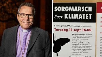 Biskopen Andreas Holmberg. Foto: Judit Nilsson/SVD/TT/Faksimil Facebook.