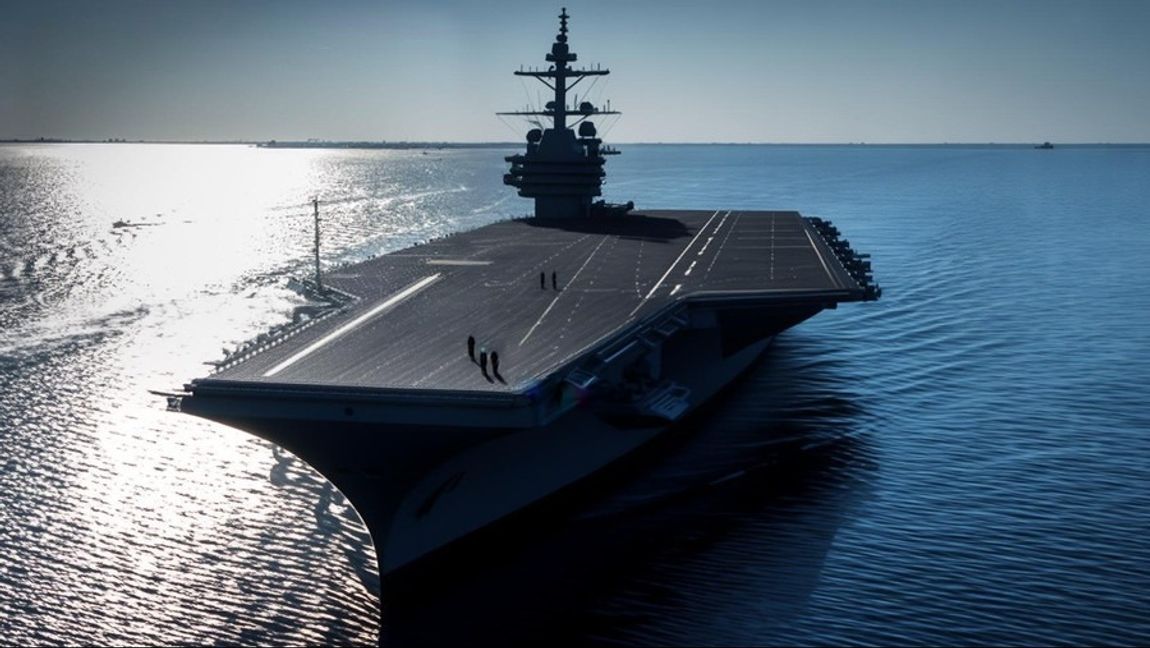 USS Gerald R. Ford hemförlovas till Virginia. Foto: U.S. Navy (Public domain)