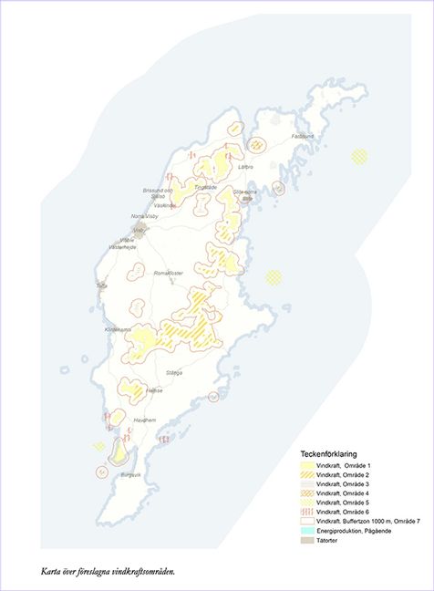 Gotland vindkraftverk plan