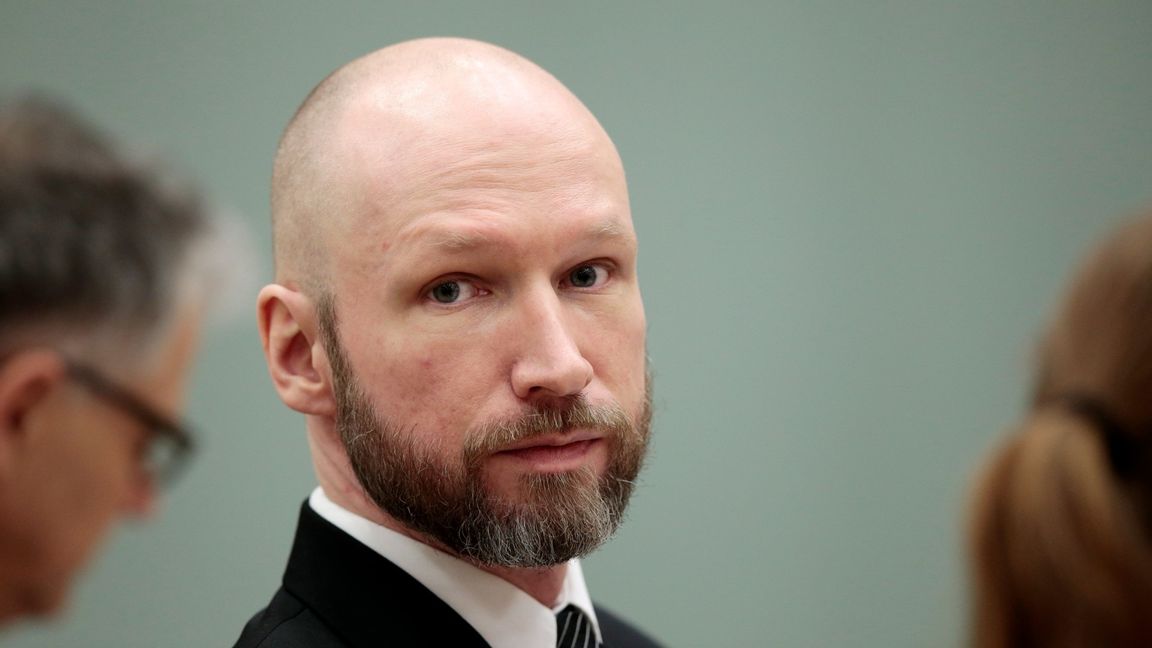 Anders Breivik under rättegången. Foto: Foto: Lise Åserud /NTB/TT