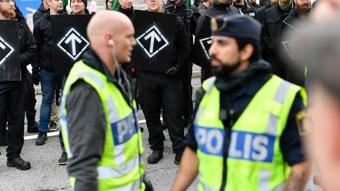 Ärendet avser en demonstration i Göteborg i september 2017, meddelar Åklagarmyndigheten. Foto: Björn Larsson Rosvall/TT.