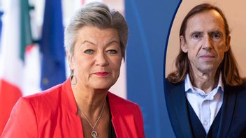 Ylva Johansson, EU:s inrikeskommissionär, vill veta vad vi gör på nätet. Foto: Boris Roessler/dpa/AP/TT