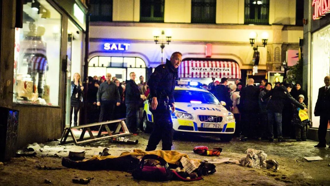 Från bombdådet på Drottninggatan i Stockholm 2010 Foto: Magnus Hjalmarson Neideman/SvD/TT